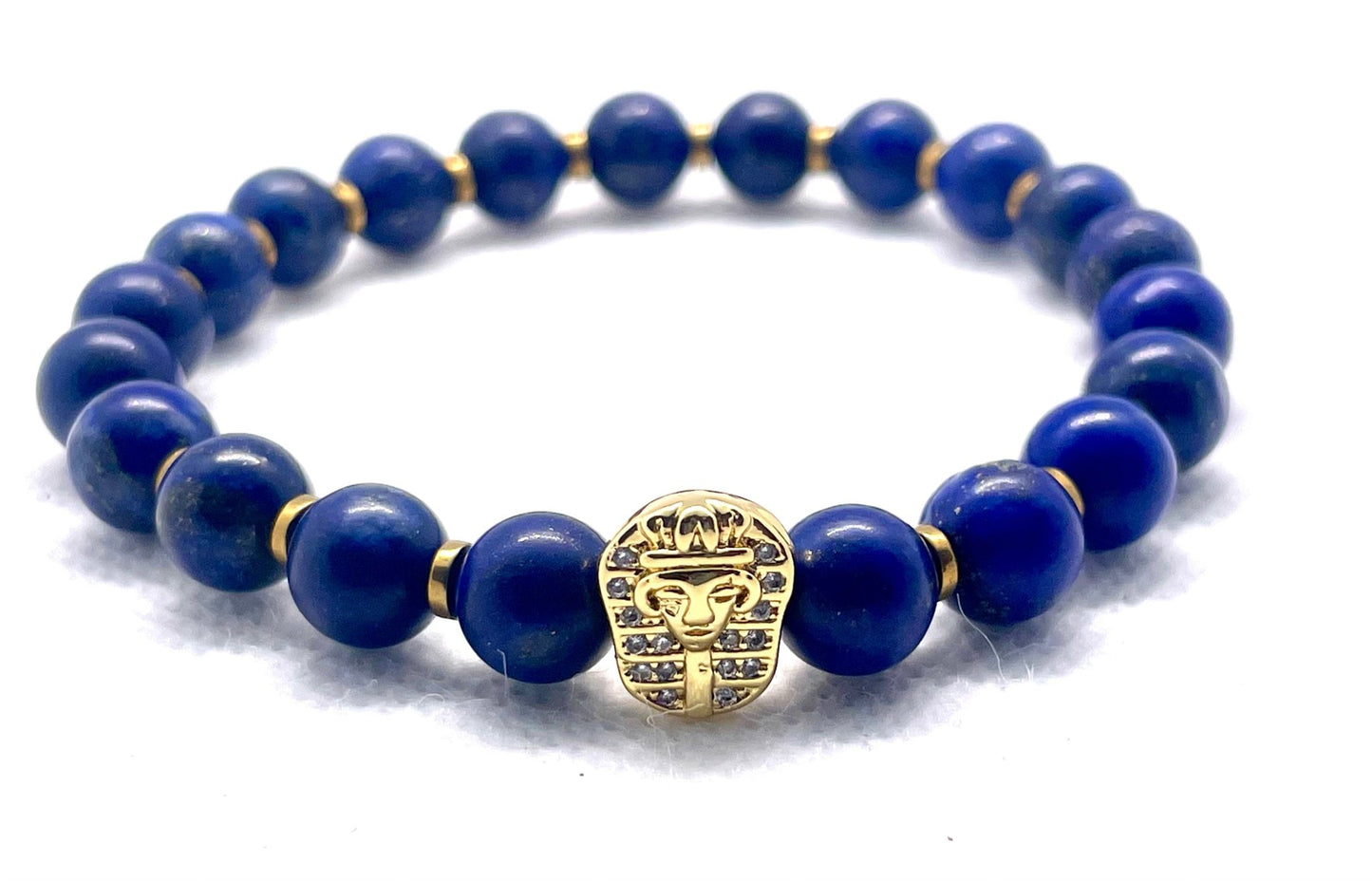 "Pharaoh's Legacy: Lapis Lazuli Bracelet - Vision of Power - Organicmansion.com